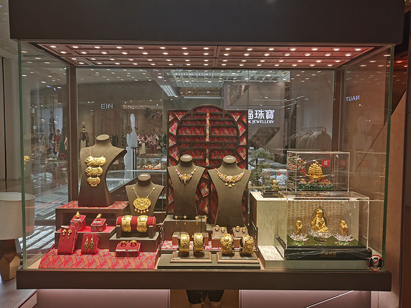 六福珠宝展示柜